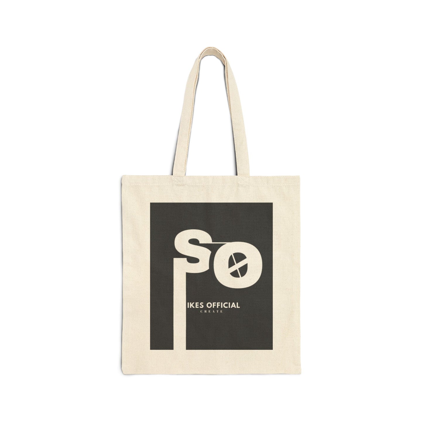 S.O Sikes Official Logo Cotton Canvas Tote Bag