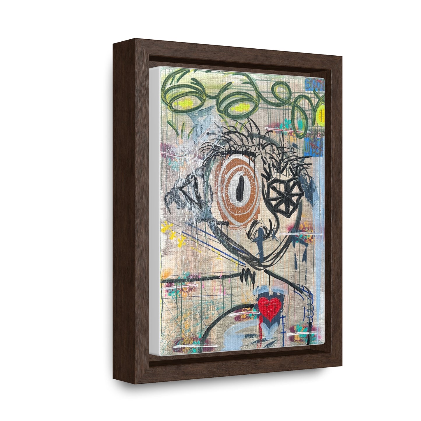 “ Heart Of Chaos” Gallery Canvas Wraps, Vertical Frame