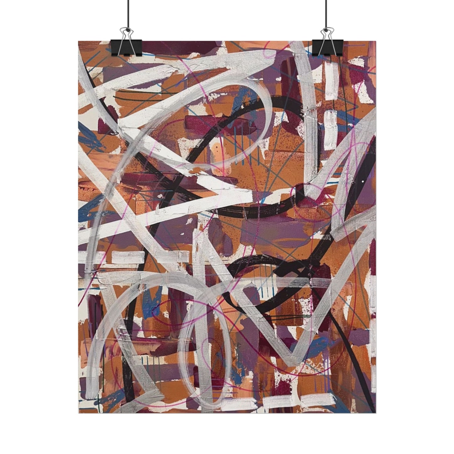 ( Veins of the Concrete Jungle )   Rolled Posters, Wall Decor, Modern Art Print, Small Office Art, Unique Gifts for Art Lovers