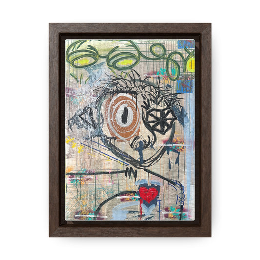 “ Heart Of Chaos” Gallery Canvas Wraps, Vertical Frame