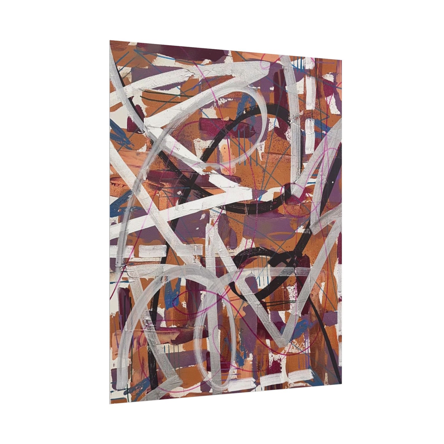 ( Veins of the Concrete Jungle )   Rolled Posters, Wall Decor, Modern Art Print, Small Office Art, Unique Gifts for Art Lovers