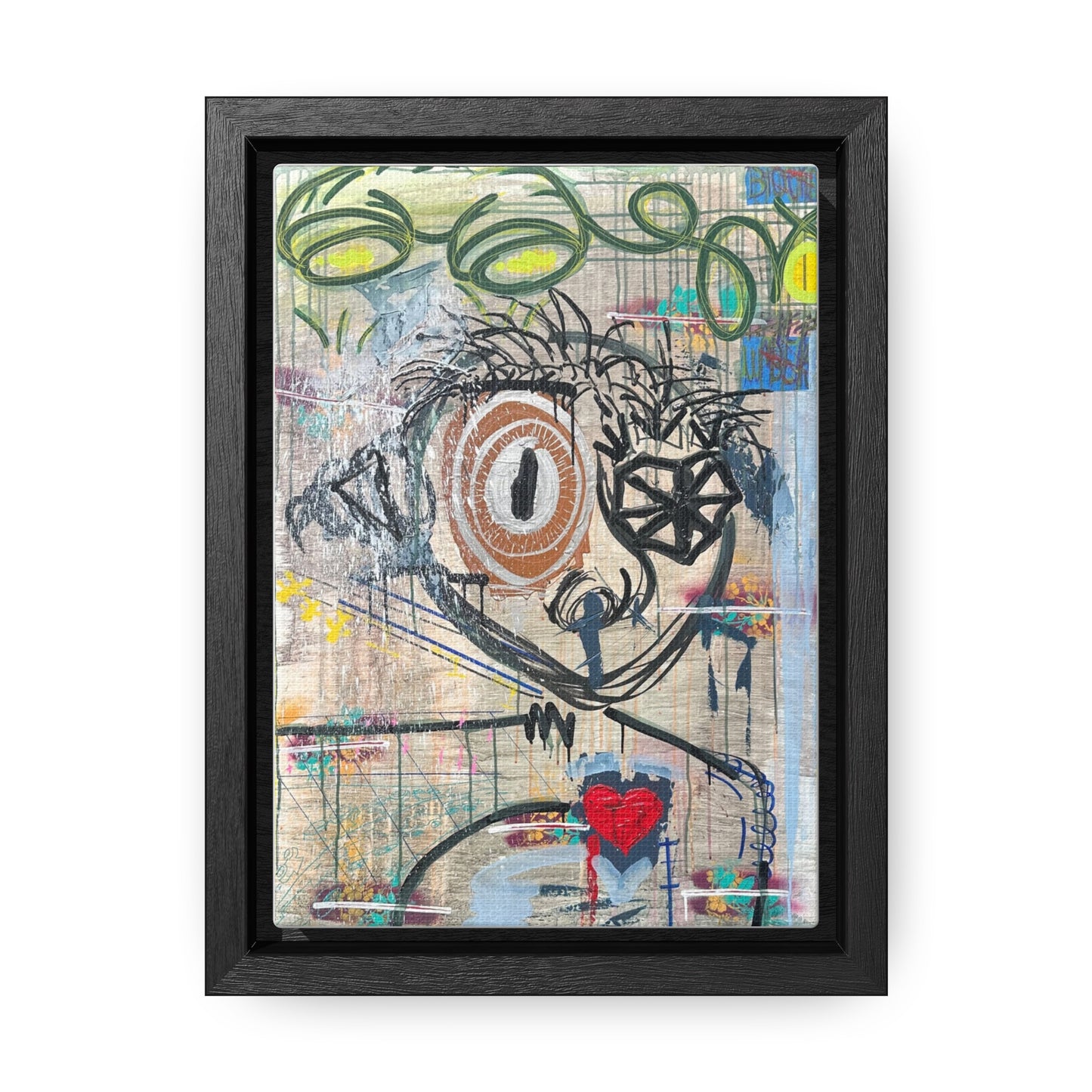 “ Heart Of Chaos” Gallery Canvas Wraps, Vertical Frame