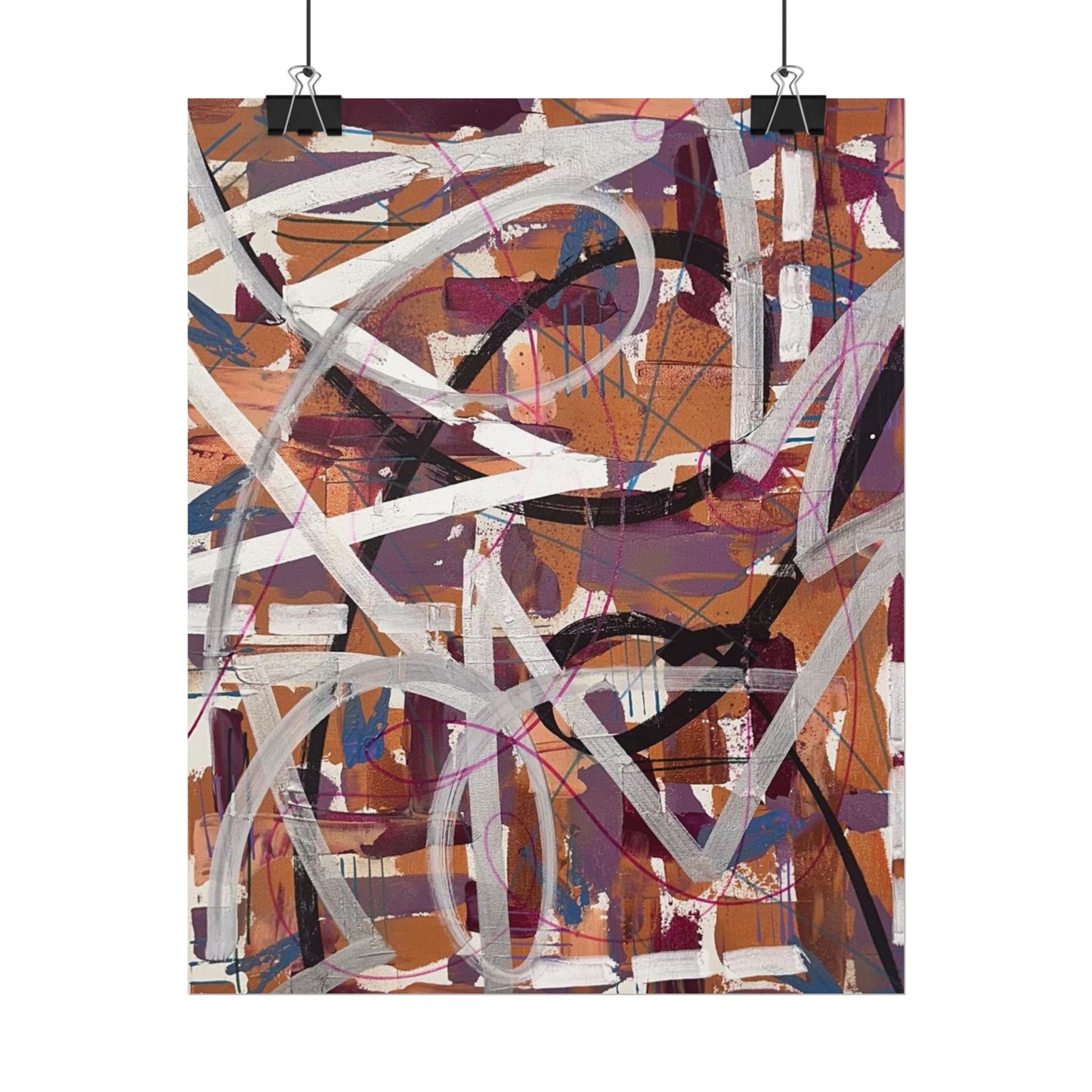 ( Veins of the Concrete Jungle )   Rolled Posters, Wall Decor, Modern Art Print, Small Office Art, Unique Gifts for Art Lovers